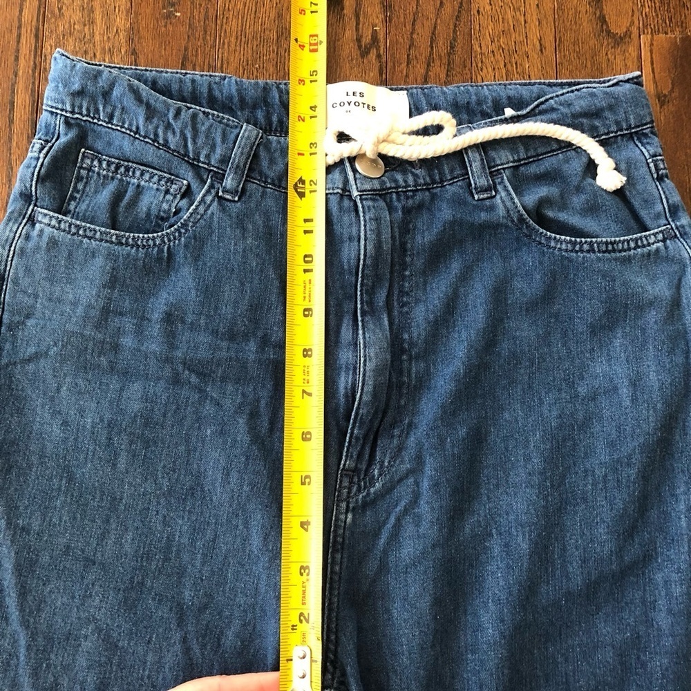 Les Coyotes de Paris Women’s 25 Super Oversized High-Waisted Wide-Leg Jeans EUC! - Picture 10 of 16